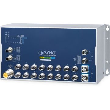 Planet Industrial L3 16-Port M12 Managed ITS-6326-18T2XS-WV