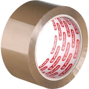 Herlitz Packband 50mmx66m bruin gerÃ¤uscharm groÃer Rollkern
