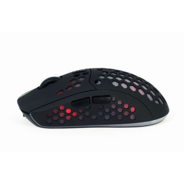 GEMBIRD Gaming-muis 6-toetsen Kabellos LED-Beleuchtung zwart.