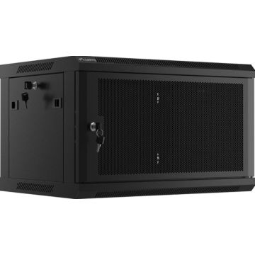 LANBERG 19" RACKMOUNTABLE EINBAUSCHRANK 6U 600X450 SCHWARZ