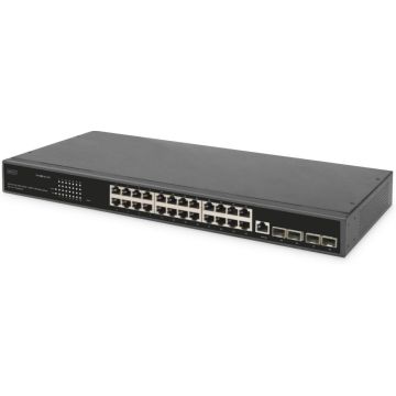 DIGITUS Switch 24-Port Gigabit schwarz