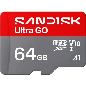 Sandisk Ultra GO microSD 64GB - Flashgeheugenkaart
