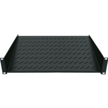 Halfzwevend Plateau, 19-Inch, 1HE, 150mm, 25Kg, Zwart
