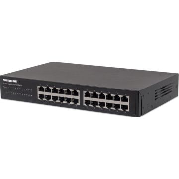 Intellinet 24-Port Gigabit Switch Desktop & 19""Rackmount Met