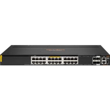 HPE Aruba Networking CX 6300M 24p Smart Rate 1G2.5G5G10G Class6 PoE 2p 50G 2p 25G Switch - Switch