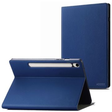 Accezz Classic Tablet Case Samsung Galaxy Tab S10 Ultra / Tab S9 Ultra - Donkerblauw