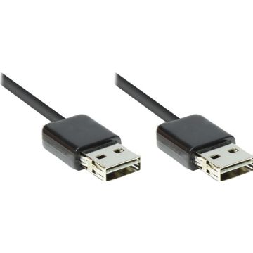 Good Connections USB2.0 Kabel EASY A-A zwart. 1m