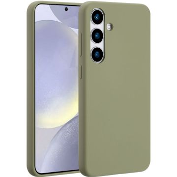 Accezz Liquid Silicone Backcover met MagSafe Samsung Galaxy S24 Plus - Cooper Green