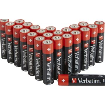 USV Acc Verbatim Battery AAA Alkaline 24 Pack