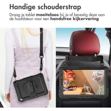 Accezz Rugged Backcover Shoulder Strap - Tablet hoes