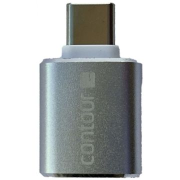 Contour USB Adapter USB-A -> USB-C zilver retail