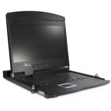 Inter-Tech IPC 19"" LCD KVM AS-9100 ULS, VGA 1 Port