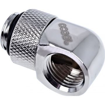 Alphacool Eiszapfen Adapter L-Splitter, G1/4 Zoll AG auf G1/4 Zo