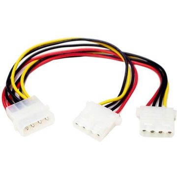 StarTech.com LP4 naar 2x LP4 Voedingskabel Y-adapter MF - Voedingskabel