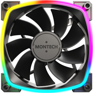 Montech RX120 PWW ARGB Black - Ventilator
