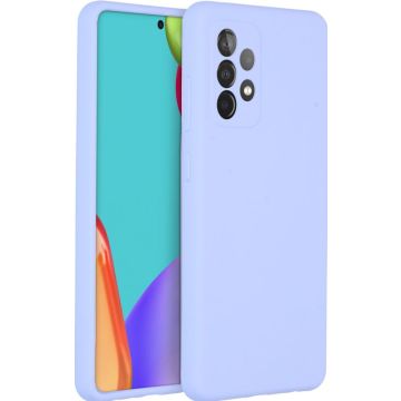 Accezz Liquid Silicone Backcover Samsung Galaxy A52(s) (5G/4G) - Paars