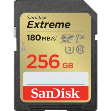 SanDisk Extreme SDXC V30 256GB - Flashgeheugenkaart