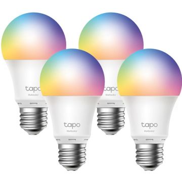 Smart Wi-Fi Light Bulb  Multicolor  4-Pack
