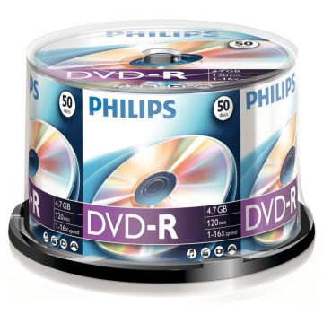DVD-R Philips 4,7GB 50pcs spindel 16x