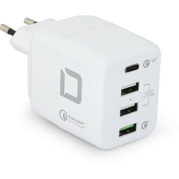 DICOTA Universal Travel Notebook Charger USB-C - Netspanningsadapter