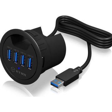 ICY BOX IB-Hub1403 USB3.0 Hub bk