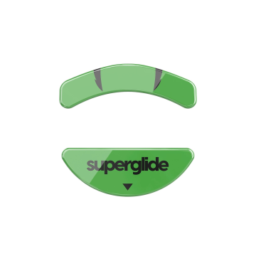 Superglide Glas Skates for Razer Viper Mini Green - Muisvoeten