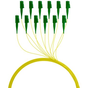 EFB Faserpigtail LC/APC OS2 G657A2 geel 2m