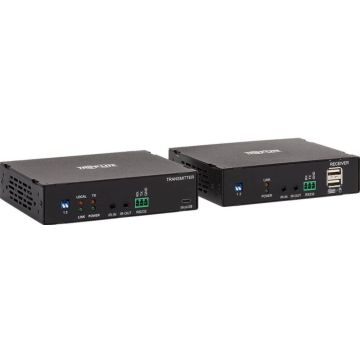 Eaton Tripp Lite Series HDMI over Fiber Extender Kit - 4K @ 60 Hz, HDR, RS-232, IR, USB, Duplex Multimode LC, 985 ft., TAA