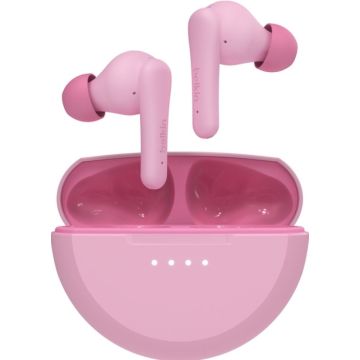 Belkin SoundForm Nano 2, Draadloos, Oproepen/muziek, Hoofdtelefoons, Roze