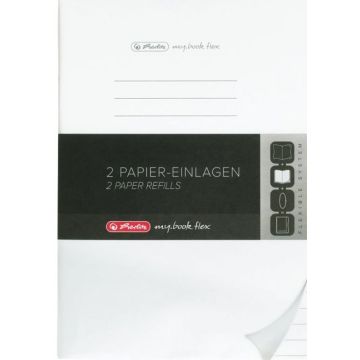 Herlitz Refill flex A5 2x40 Pag. liniert FSC Mix