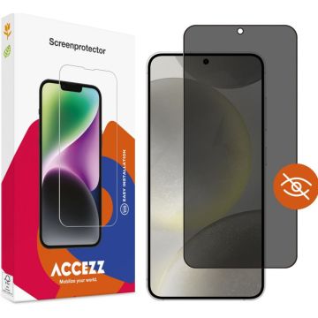 Accezz Gehard Glas Privacy Screenprotector Samsung Galaxy S24 - Transparant