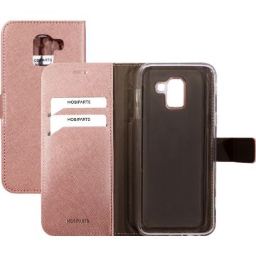 Mobiparts Saffiano Wallet Case Samsung Galaxy J6 (2018) - Smartphonehoesje