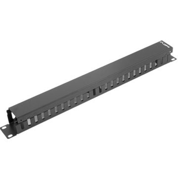 Lanberg Kabel management panel 19" Type 1U A zwart