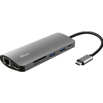 Trust Dalyx 7-in-1 USB-C Multiport Adapter - Dockingstation