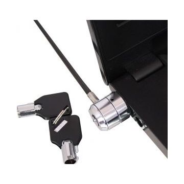 Lindy Notebook Security Cable. Barrel Key Lock