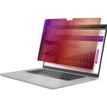 StarTech.com 16-inch MacBook Pro 2123 Privacy Screen, Gold Filter wEnhanced Privacy, Computer Security Shield, Double-Sided Screen Protector, +- 30 Deg. - Privacyfilter voor notebook (horizontaal)