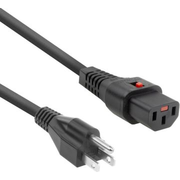 PWRCORD USA - C13 LOCK 2M 5PCS. 1 stk