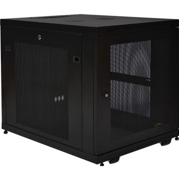 Tripp Lite 12U Rack Enclosure Server Cabinet Doors & Sides 300lb Capacity - Rack kast