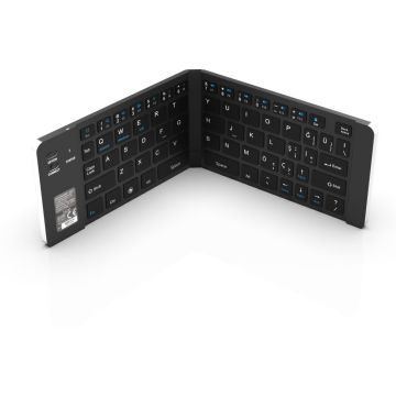 INCA Tastatur IBK-579BT Mini-Größe, faltbar, Akku, SI&SW retail
