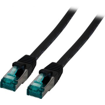 EFB RJ45 Patchkabel S/FTP, Cat.6A, LSZH, 15m, zwart