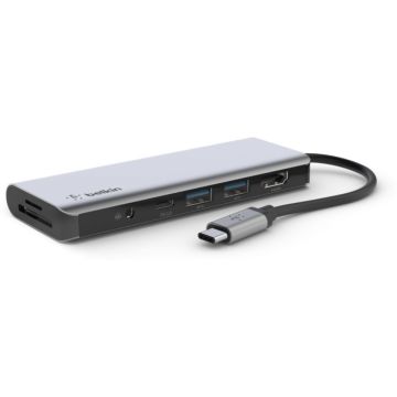 Belkin CONNECT USB-C 7-in-1 Multiport Adapter - Dockingstation
