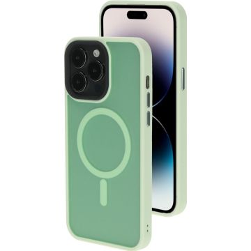 Hardcover met Corner Protection en geschikt voor MagSafe voordelen: + Transparante frosted afwerking: frisse uitstraling en tijdloos ontwerp + MagSafe geschikt: de ingebouwde magneet is geschikt voor alle Apple MagSafe accessoires en laders! + Impact prot