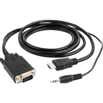 gembird HDMI auf VGA en audio adapter 3m