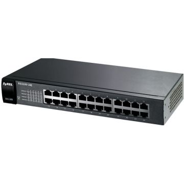 Switch ZyXEL 24x FE ES1100-24E Metall
