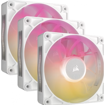 Corsair iCUE LINK RX120 MAX RGB PWM Thick Fans Starter Kit White - Ventilator