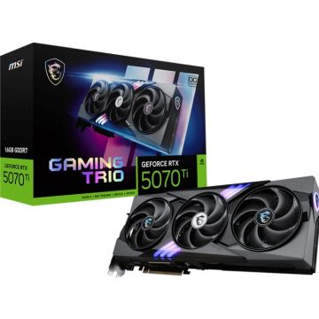 MSI GeForce RTX 5070 Ti 16G GAMING TRIO OC Black - Videokaart