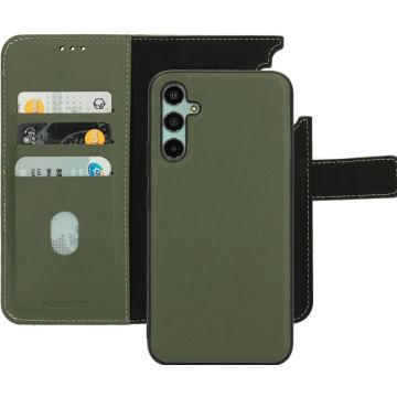 Mobiparts Leather 2 in 1 Wallet Case Samsung Galaxy A34 (2023) Green - Smartphonehoesje