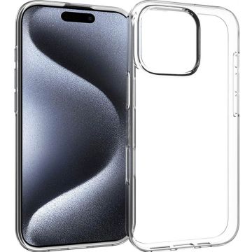 Accezz Clear Backcover iPhone 16 Pro - Transparant