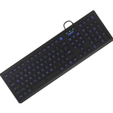 keyboard Keysonic KSK-8031INEL-B (DE) Industrietastatur zwart