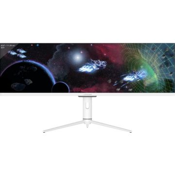 Dis 44 LC-Power LC-M44-DFHD-120 White RGB DFHD 1ms,IPS (ADS) ,2xHDMI,DP,3xUSB, USB-C, AUX, 120Hz